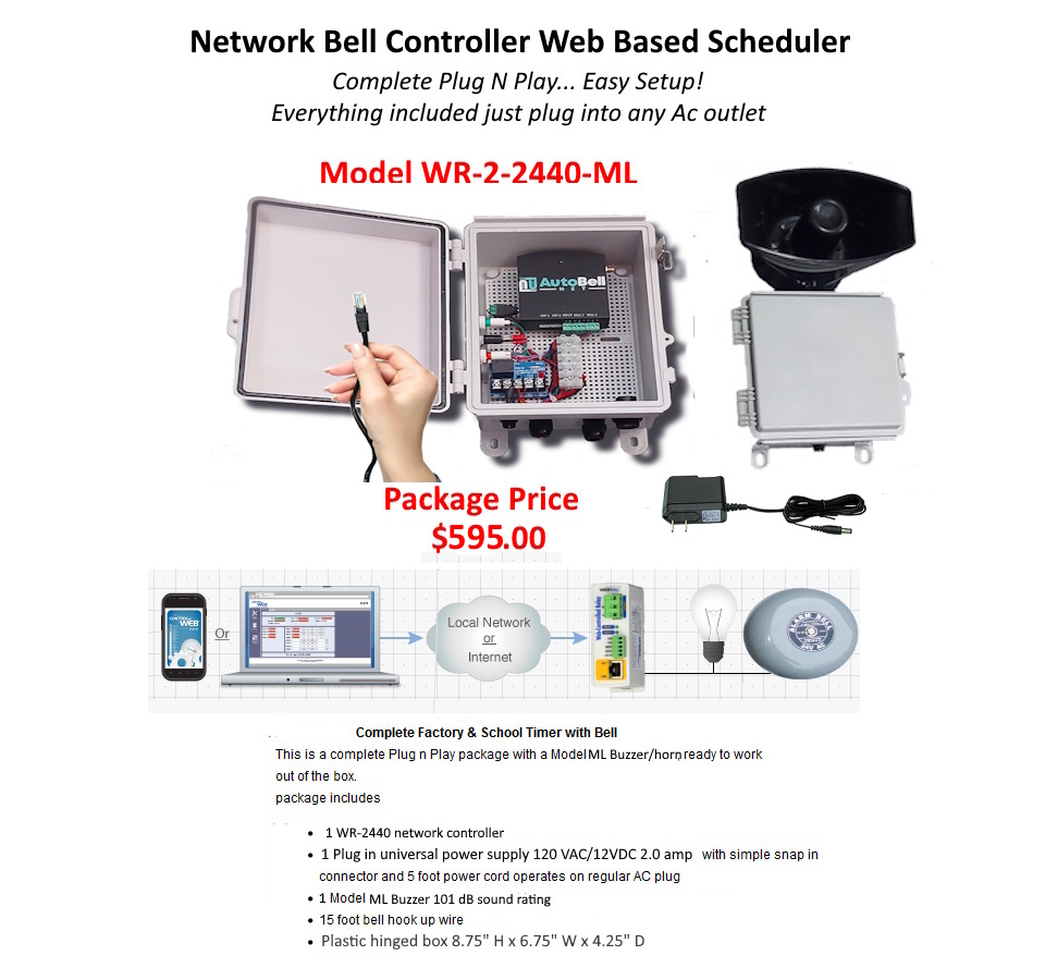 AutobellNet Network Timer with Horn