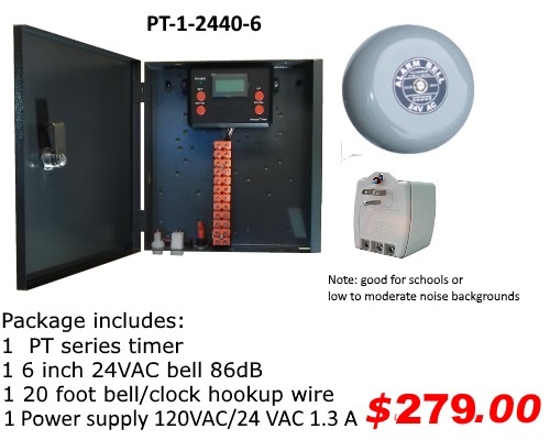 Factory timer with
                                              bell